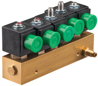 <br/>Valve block assembled SLW