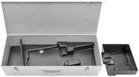 <br/>Steel case with 2 inserts