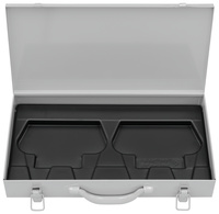 <br/>Steel case with insert